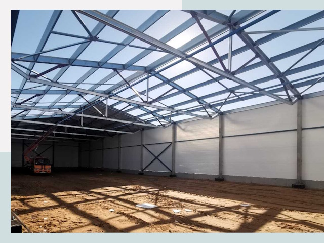 Строительство сенохранилищ в Петергофе