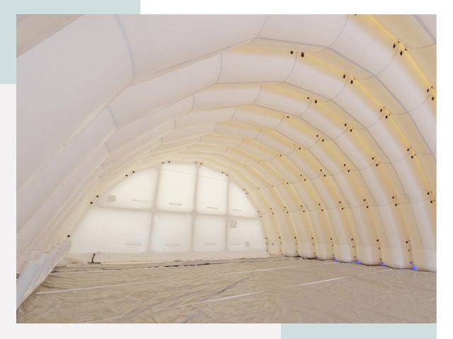 Пневмокаркасные ангары в Петергофе