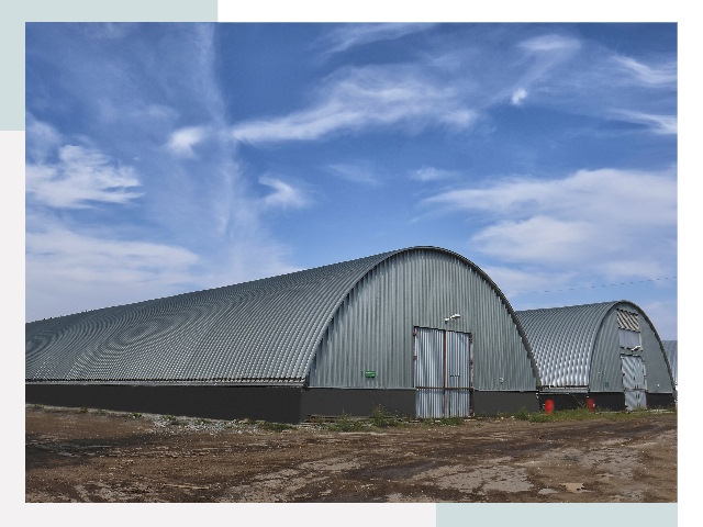 Сборные ангары в Петергофе