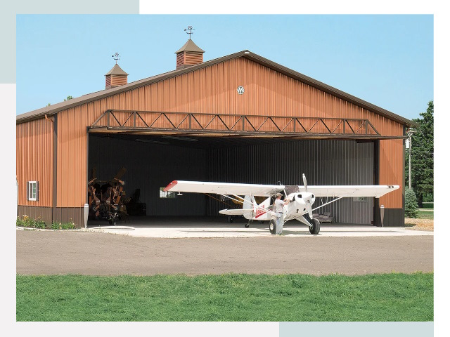 Ангары для самолетов в Петергофе