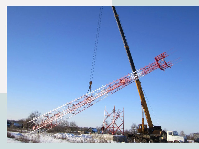 Строительство башен связи в Петергофе от 628 руб.