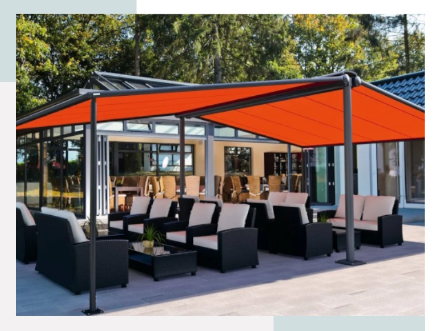 Навесы для кафе и ресторанов в Петергофе