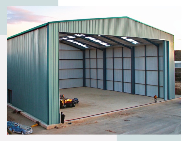 Строительство ангаров в Петергофе