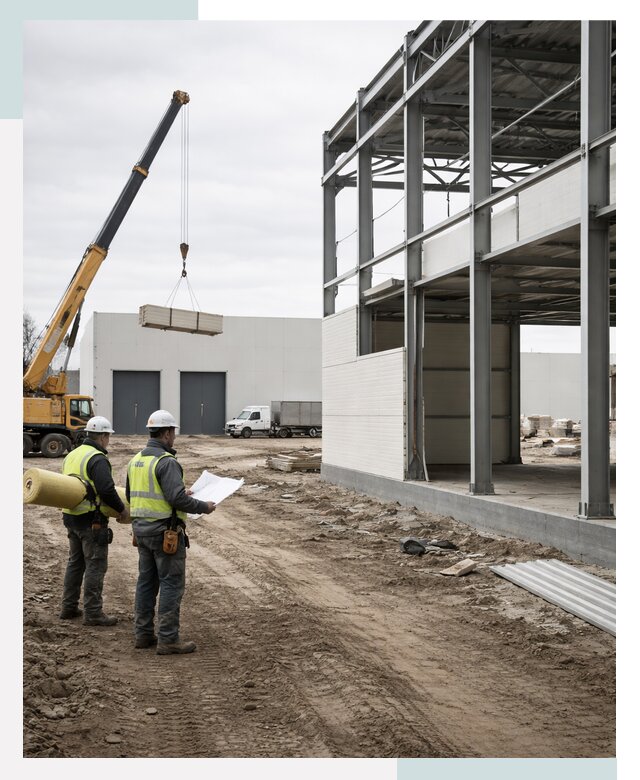 Строительство холодильных складов в Петергофе от 47075 р. - СтальСтрой-Птф