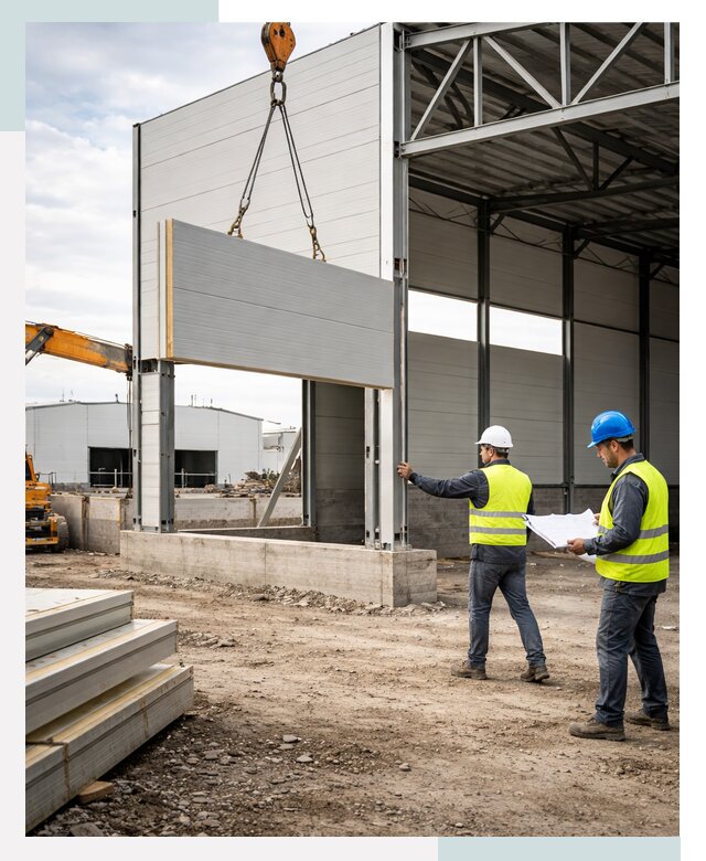 Склад из сэндвич панелей под ключ в Петергофе от 9938 р. | СтальСтрой-Птф