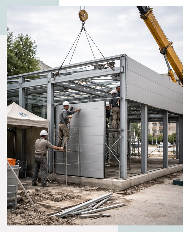 СтальСтрой-Птф: торговый павильон под ключ в Петергофе от 36614 р.