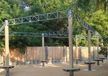 Терраса из металлоконструкций под ключ, проектирование, изготовление и монтаж от СтальСтрой-Птф